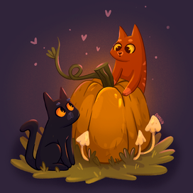 осенние котики