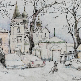  Московский дворик на Старосадском 