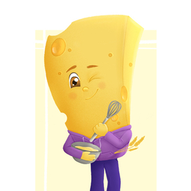 Бренд персонаж для сыроварни