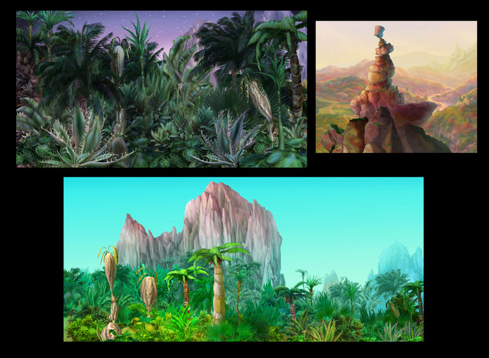 фоны для мультфильма Лягушачий рай 3d