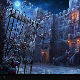 локация hidden objects замерзший замок