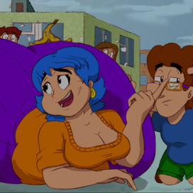 сцена Аниме мультфильм 1969 года по франшизе Лэйза -твой мир