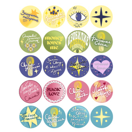 Стикеры для магазина свечей