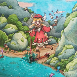 Девочка из компьютерной игры