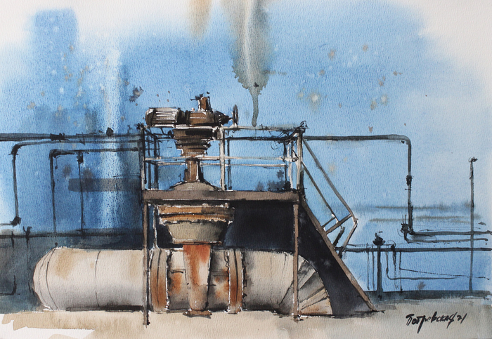 Заводская зарисовка