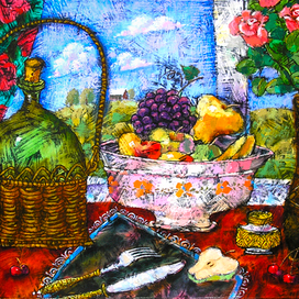 Красная скатёрочка