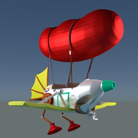 Самолет Гайки