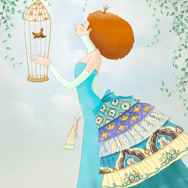 Птичка в клетке