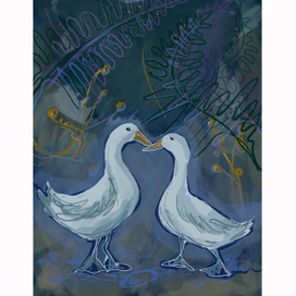 Влюбленные гуси 🤍