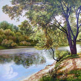 Солнечный денёк у речки