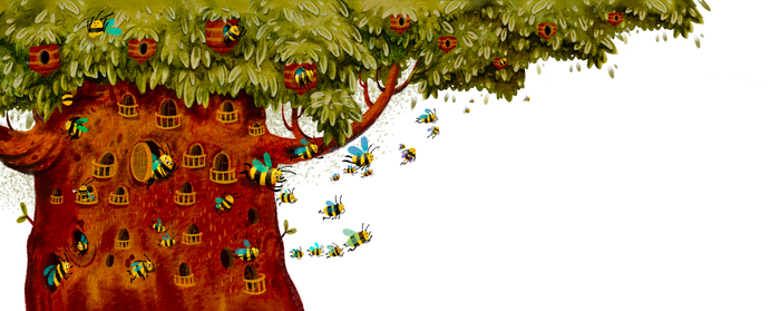 Пчелиный дом.