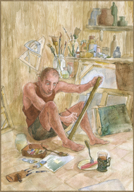 Натюрморт с сосиской