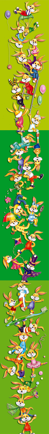 32 родственника кролика Лакки (все очень творческие)...