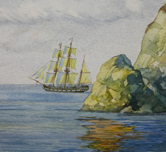 Чёрное море.  Фрагмент