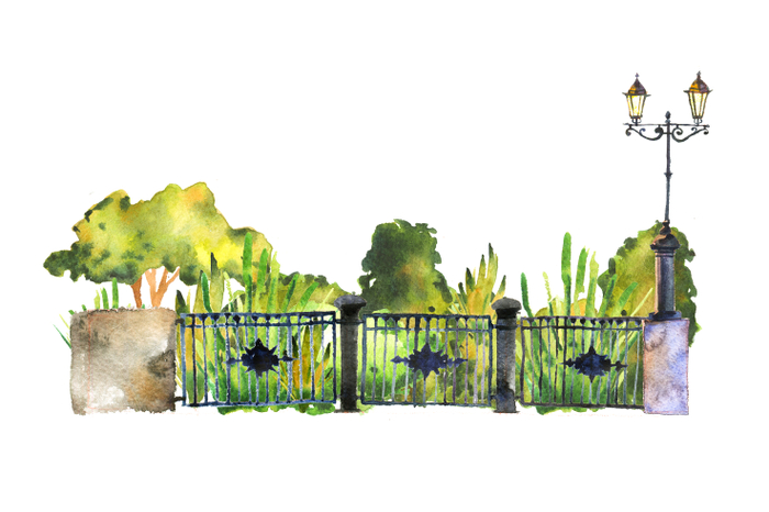 Фонари на набережной