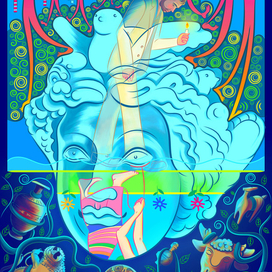 Иллюстрация к фильму Аличе Рорвахер "Химера"