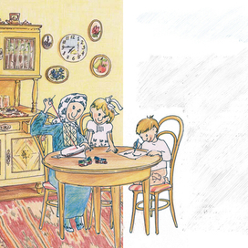 Дети готовятся к празднику