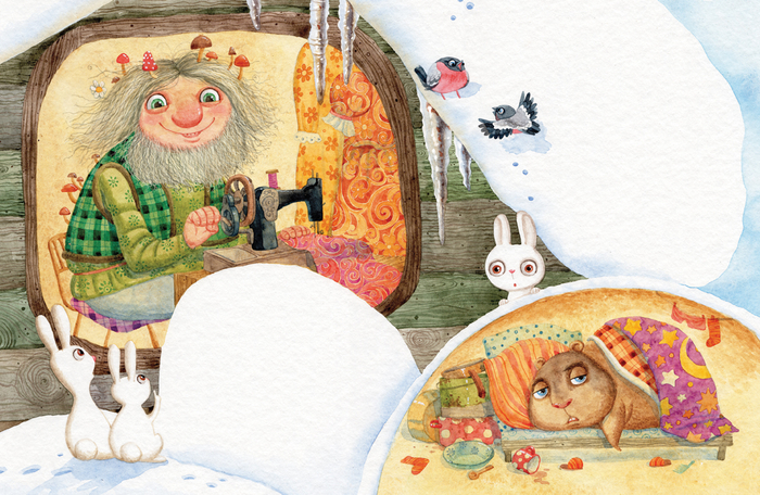 Леший шьет для Лета платья