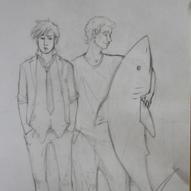 Джек и Ник с подарком для Яны.