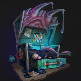 Сундук по мотивам книги "Бездна Челленджера"