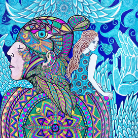 — Все мы здесь не в своем уме, и ты и я 