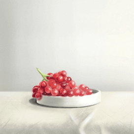 Натюрморт с виноградом