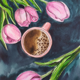 Весенний кофе