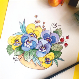 анютины глазки