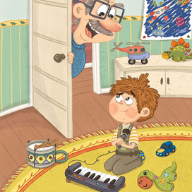 Иллюстрации к детской книге "Я стесняюсь""