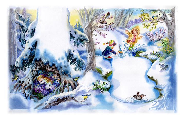 Девочка- весна