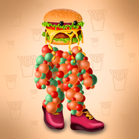 Воздушный бургер