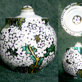 сахарница "Белые флоксы"