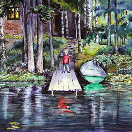 Кузя в сумерках