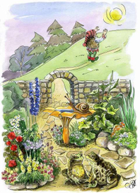 Гном и его сад