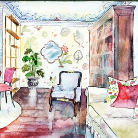 Эскиз интерьера