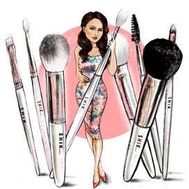 Иллюстрации для блога о косметике.