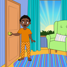 Иллюстрация к детской книге "Malik"