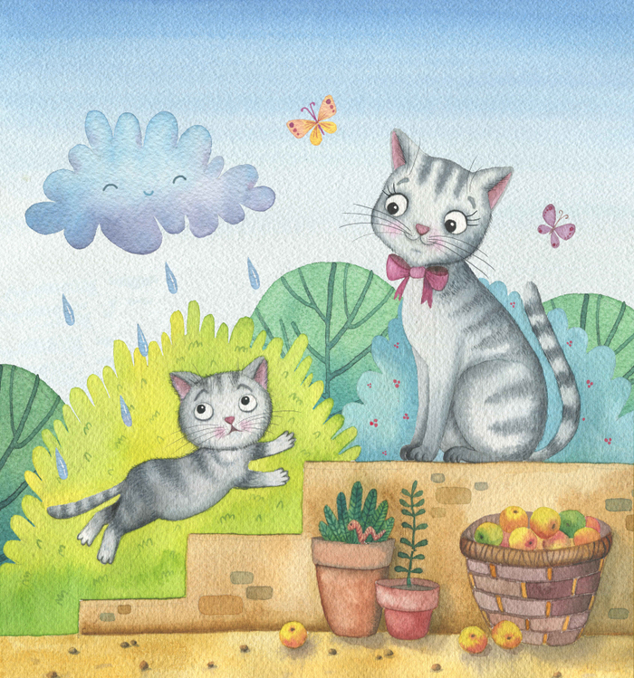 котенок и тучка