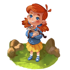 Девочка. Персонаж.