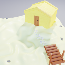 3D-иллюстрация "Дом"