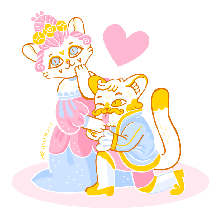 Ухаживание за дамой мурчащего сердца