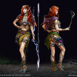 Black magic of the light forest