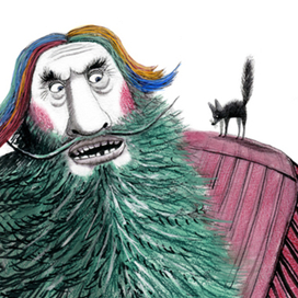 Иллюстрация к сказке Андрея Семина "Джоконда и Принцесса из леса"