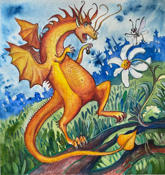 Испуганный дракон 