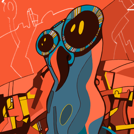 инопланетная птица