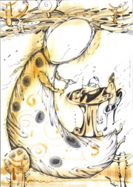 Чайная Принцесса пьет чай с Волшебной Собачкой