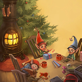 Бланк новогоднего письма