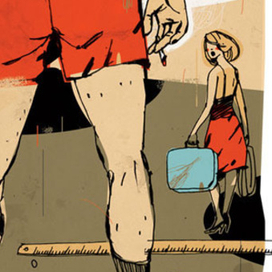 Иллюстрация для журнала "GQ"