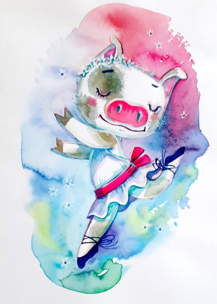 Свинка-балеринка