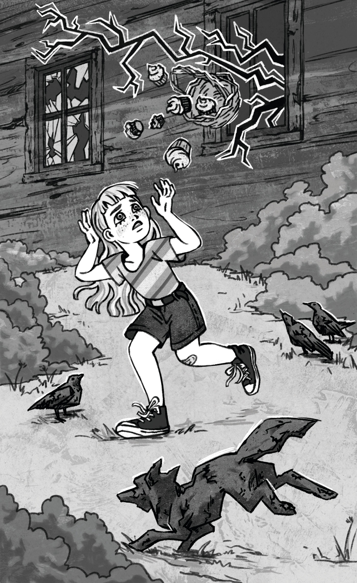 Иллюстрация к книге "Сила Полли Пендл"